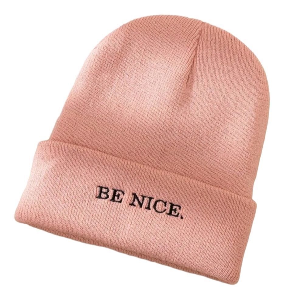"Be Nice" Beanie  - Picture 8 of 8